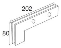 GL 3006 PERNIO LATERAL MONTANTE CIEGO DETALLES